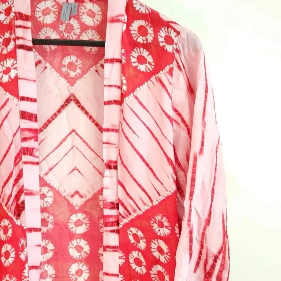 Anthro Bl-nk London tie dye Lia Shibori Kimono OS - Picture 6 of 9
